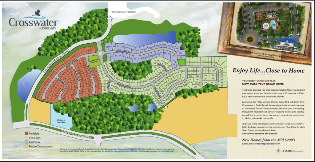 crosswaater at pablo bay site plan