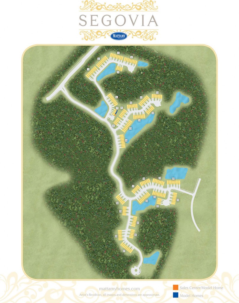 Segovia Site Map