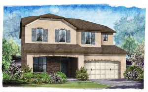 Standard Pacific Somerset Floorplan Elevation B 4014